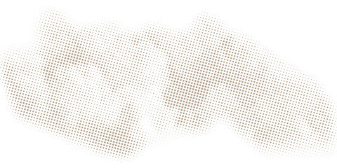 Beige background with halftone dotted pattern. The background is beige with a gradient texture, creating a retro style. Minimal halftone vector gradient background