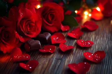 Neon valentine background.