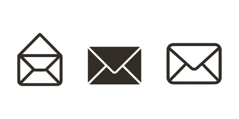 Email and Mail Envelope Icon Set