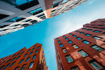 Gdansk with Motlawa river in Poland. New modern architecture in the old part of the city © Zedspider