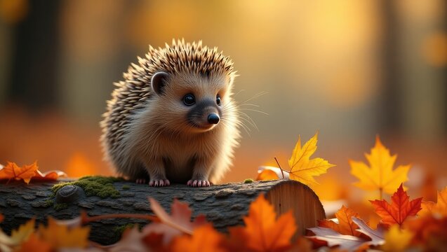 hedgehog in the forest