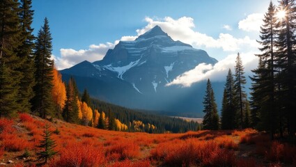 Obraz premium autumn in the mountains