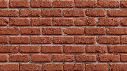 Obraz premium Red Brick Wall Texture for Background and Design Projects