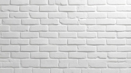 Obraz premium White Brick Wall with Texture for Background or Interior Design Use