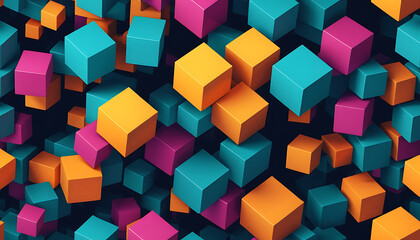 Obraz premium Color Block Symphony