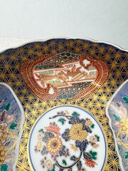 佐賀の伝統美 古伊万里焼の皿