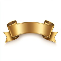 Gold ribbon banner (6)