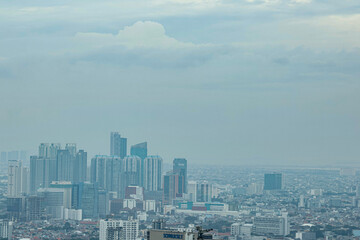 Landscape of skyscrapers located around the Kuningan and SCDB areas 