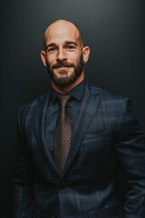 Fototapeta premium businessman, unick Corporate profile picture