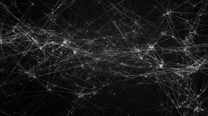 Abstract network design, complex interconnected nodes