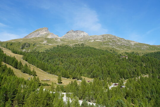  Swiss Alps view from the trail - Switzerland	