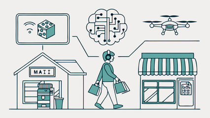 Future of Retail Smart Shopping with Drones, AI, and Automation