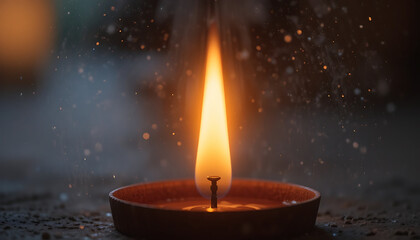 Solitary Flame: A Light in the Darkness