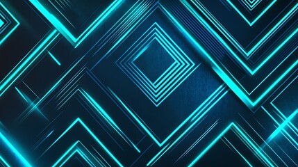 Abstract geometric pattern with glowing lines (2)
