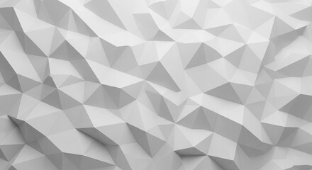 Obraz premium white paper texture White Geometric Polygon Background - Abstract Low Poly Texture
