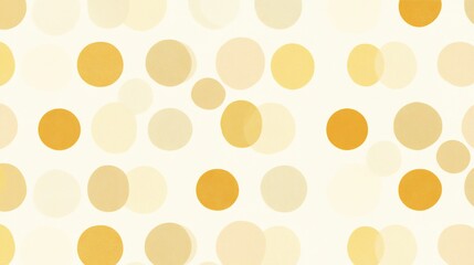 Warm-toned circle pattern of varying sizes and opacities on an off-white background