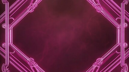 Ornate pink frame on dark background (1)