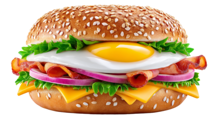 A highly detailed illustrated story sandwich.