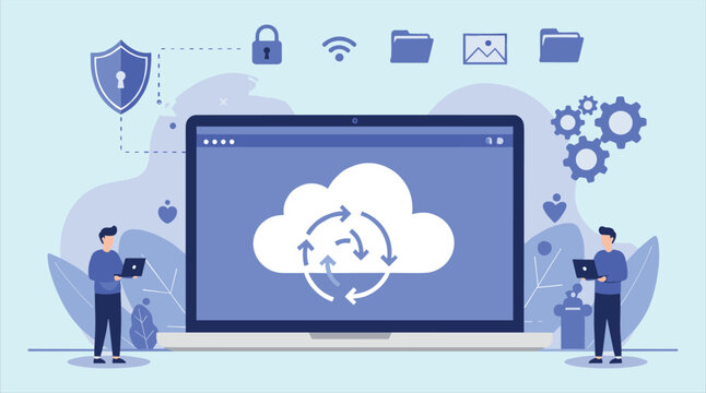 Cloud Computing and Data Synchronization: Securely Accessing Files, Sharing Information, and Managing Digital Assets via Network Technology with Seamless Updates.
