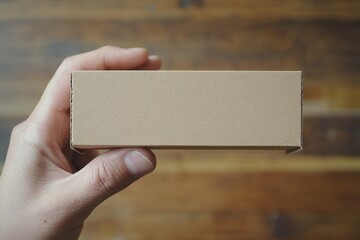 Hand-Drawn Blueprint for Eco-Friendly Cardboard Box Packaging in Creative Workspace