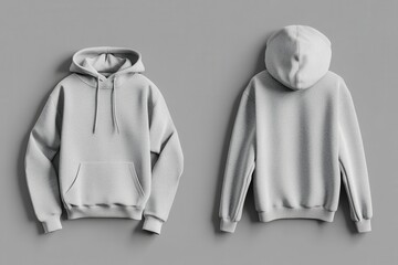 Blank gray hoodie mockup (1)