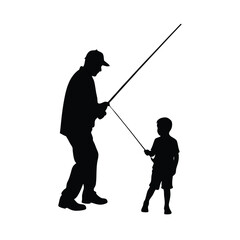 father-and-son-fishing-together-silhouette-vector-.eps
