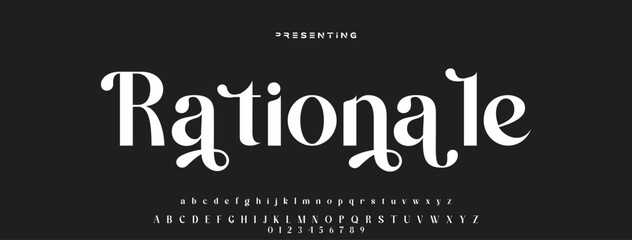 Luxury serif font in modern style. Elegant wedding alphabet letters font and number. Typography Luxury classic lettering serif fonts decorative vintage retro logo