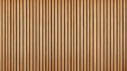 Vertical wooden slat wall with natural warm tones and textured grain pattern