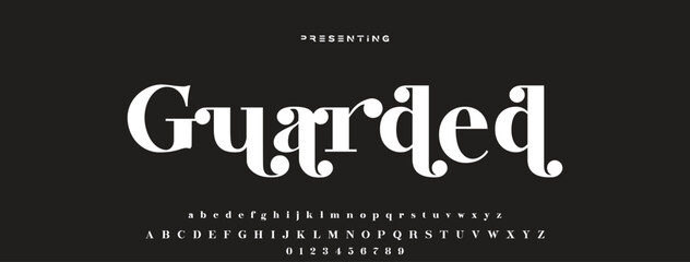 Elegant alphabet letters font logo. Typography luxury classic lettering serif fonts decorative wedding vintage retro logos, design for fashion, beauty shop and brand. vector illustration