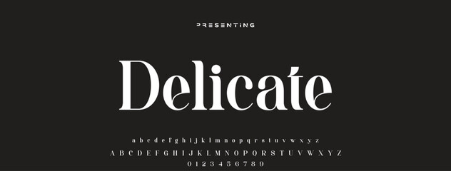 Elegant alphabet letters font logo. Typography luxury classic lettering serif fonts decorative wedding vintage retro logos, design for fashion, beauty shop and brand. vector illustration