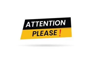 vector attention please Durk blue and yellow and white background design 

