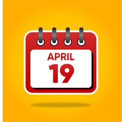 April Blossoms Appear on April 19