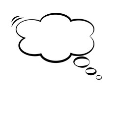 Balloon word on comic style