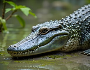 Obraz premium crocodile