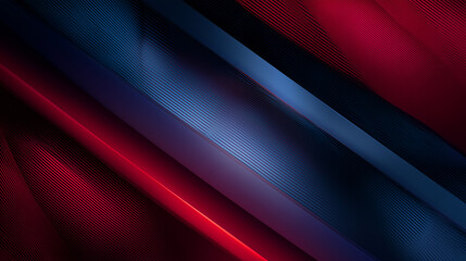 Obraz premium Blue red abstract presentation background with stripes lines