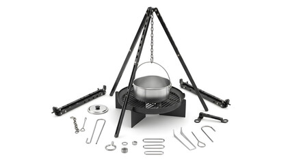 Camping Tripod with Pot