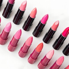 Obraz premium Collection of Colorful Lipsticks in Various Shades