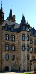 Historical Castle in the Town Wernigerode, Saxony - Anhalt
