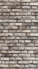 Rustic brick wall with varied textures and natural tones