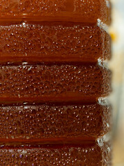 結露したペットボトル