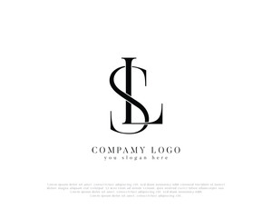 LS Initial Monogram Logo Elegant and Minimalist