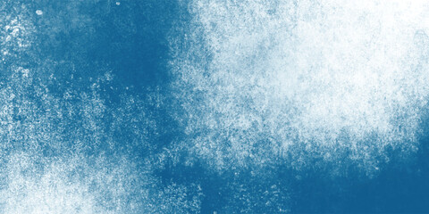 Grunge wall art in textured abstract blue tones

