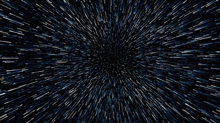 Abstract image of radiating lines.