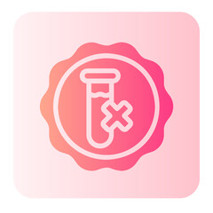 No Artificial Flavours gradient icon