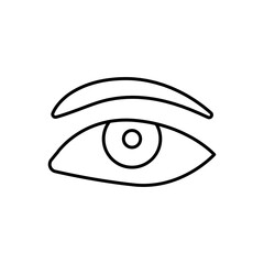 Human eyes icon