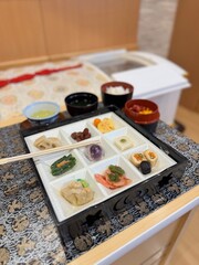日本の法要・葬儀で供される精進料理の一例