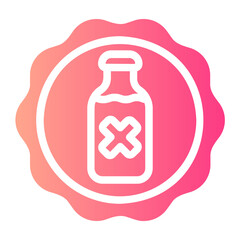 lactose free gradient icon