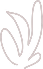 Leaves organic nature decoration