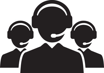 Flat Vector Illustration of Happy Customer Support Interaction – Client Service Concept for Business, Help Desk, Communication, and Call Center Design