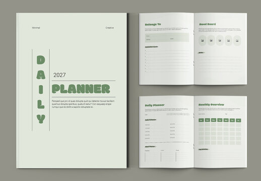 Daily Planner Template Layout